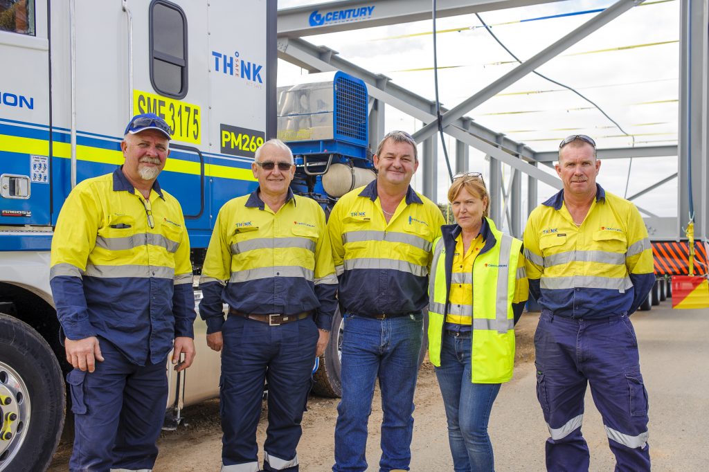 Centurion heavy haulage team in south Australia
