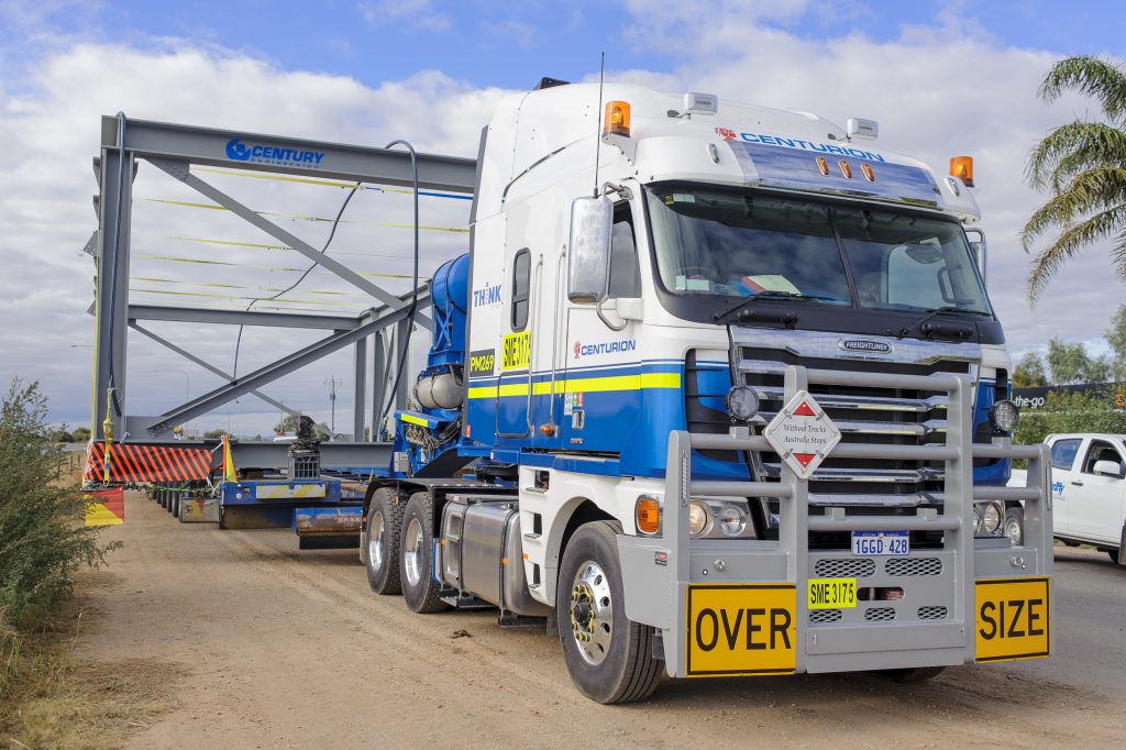 Centurion heavy haulage team in adelaide with oversize load