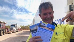Driver Tips for road safety for grey nomads and tourists around road trains